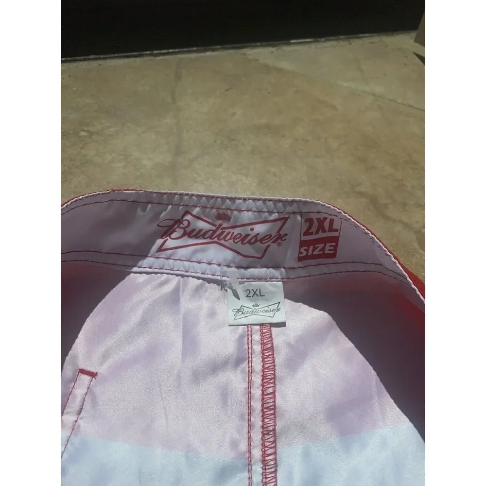 Budweiser Mens Board Shorts Swim Trunks‎ S-2XL